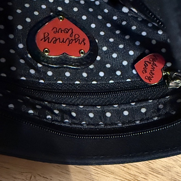 Chic Black Embroidered Clutch - Picture 6 of 8